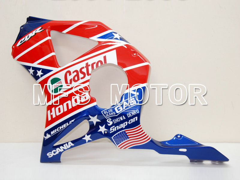 Honda CBR900RR 954 2002-2003 Injection ABS Fairing - Castrol - Blue Red - MFS5974 - Fairings Kit