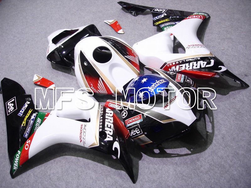 Honda CBR1000RR 2006-2007 Injection ABS Fairing - CARRERA - Black White - MFS6066 - Fairings Kit