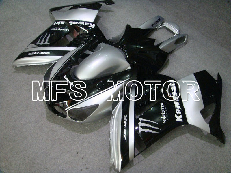 Kawasaki NINJA ZX14R 2006-2011 Injection ABS Fairing - Monster - Black Silver - MFS6101 - Fairings Kit