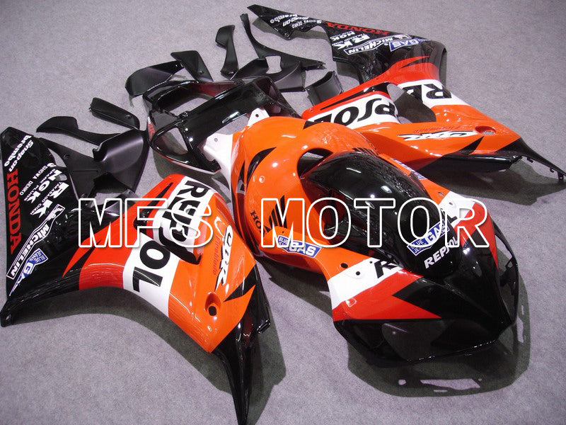Honda CBR1000RR 2006-2007 Injection ABS Fairing - Repsol - Orange Red Black - MFS6106 - Fairings Kit