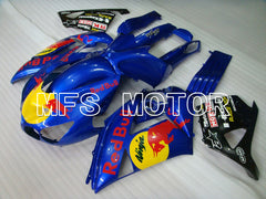 Kawasaki NINJA ZX14R 2006-2011 Injection ABS Fairing - Red Bull - Blue - MFS6108 - Fairings Kit