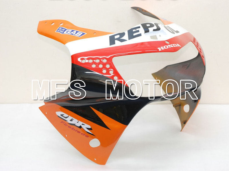 Honda CBR900RR 919 1998-1999 ABS Fairing - Repsol - Black Red Orange - MFS6201 - Fairings Kit