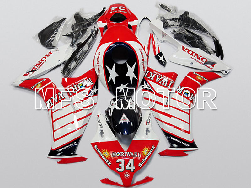 Honda CBR1000RR 2012-2016 Injection ABS Fairing - Moriwaki - Red White - MFS6271 - Fairings Kit