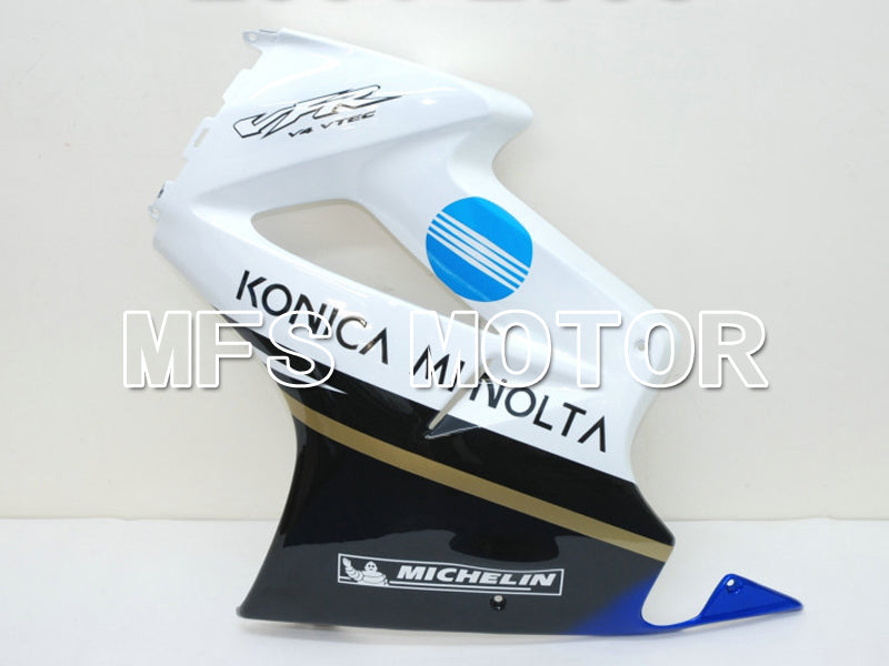 Honda VFR800 2002-2013 Injection ABS Fairing - Konica Minolta - Black White - MFS6318 - Fairings Kit