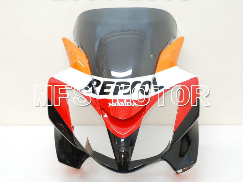 Honda VFR800 2002-2013 Injection ABS Fairing - Repsol - Red Orange Black - MFS6331 - Fairings Kit