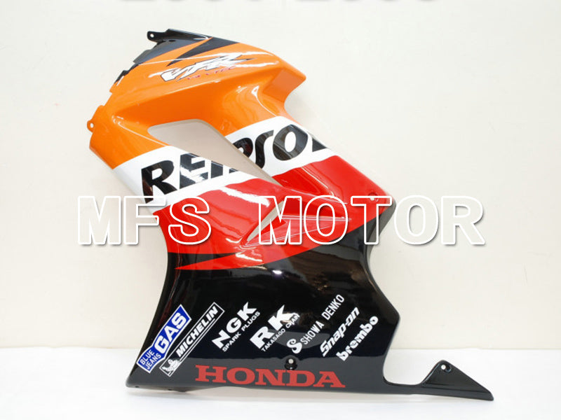 Honda VFR800 2002-2013 Injection ABS Fairing - Repsol - Red Orange Black - MFS6331 - Fairings Kit