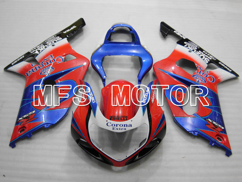 Suzuki GSXR750 2000-2003 Injection ABS Fairing - Corona - Blue Red - MFS7074 - Fairings Kit