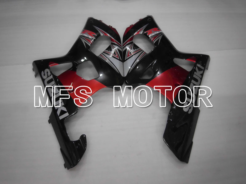 Suzuki GSXR600 2001-2003 Injection ABS Fairing - Factory Style - Black Red - MFS6422 - Fairings Kit