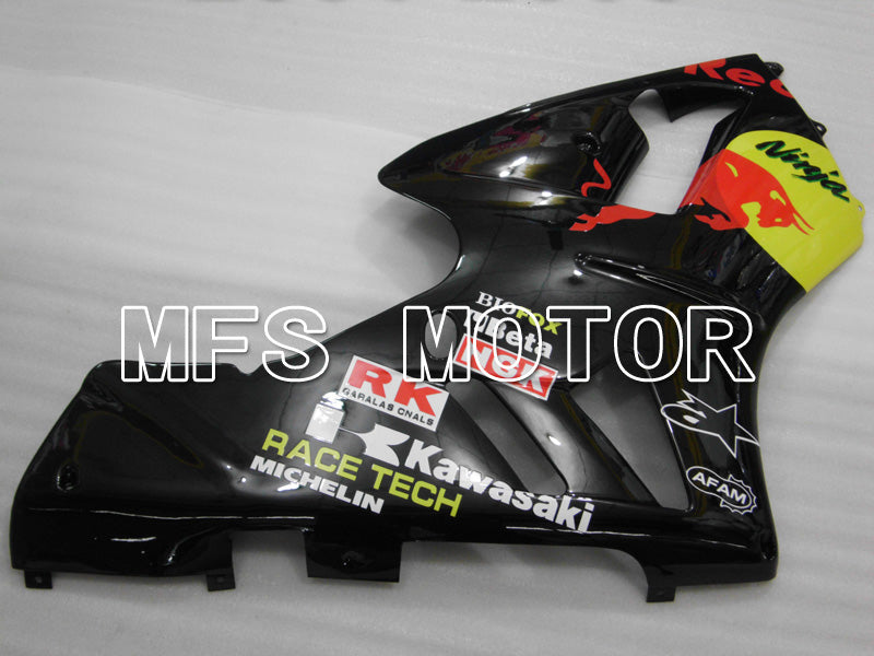 Kawasaki NINJA ZX12R 2002-2005 Injection ABS Fairing - Red Bull - Black - MFS6439 - Fairings Kit