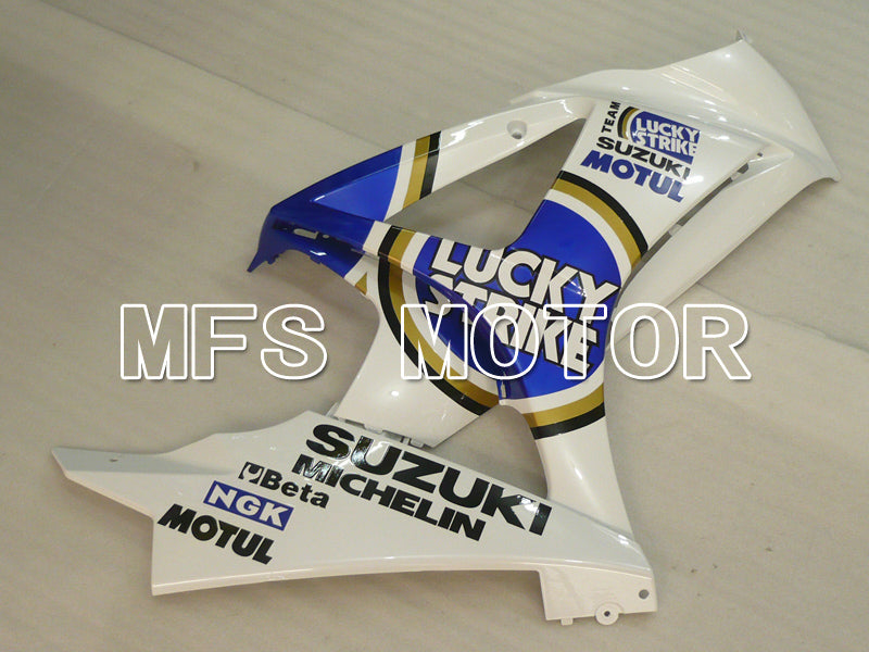 Suzuki GSXR1000 2007-2008 Injection ABS Fairing - Lucky Strike - Blue White - MFS6453 - Fairings Kit
