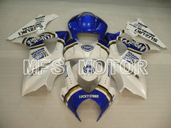 Suzuki GSXR1000 2007-2008 Injection ABS Fairing - Lucky Strike - Blue White - MFS6453 - Fairings Kit