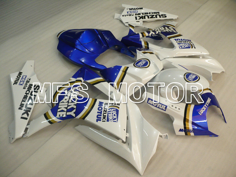 Suzuki GSXR1000 2007-2008 Injection ABS Fairing - Lucky Strike - Blue White - MFS6453 - Fairings Kit