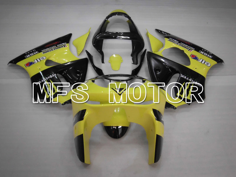 Kawasaki NINJA ZX6R 1998-1999 ABS Fairing - Monster - Black Yellow - MFS6455 - Fairings Kit