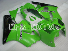 Kawasaki NINJA ZX12R 2000-2001 Injection ABS Fairing - Factory Style - Black Green - MFS4102 - Fairings Kit