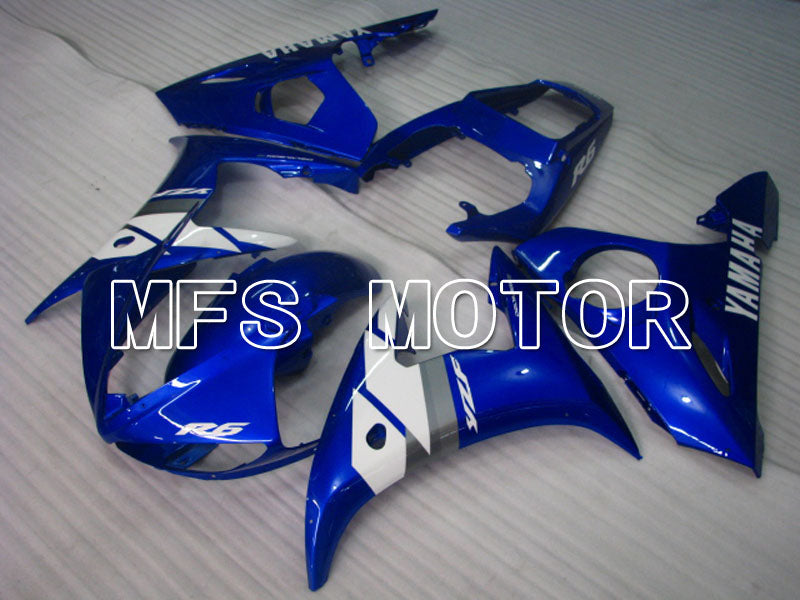 Yamaha YZF-R6 2005 Injection ABS Fairing - Factory Style - Blue White - MFS3665 - Fairings Kit