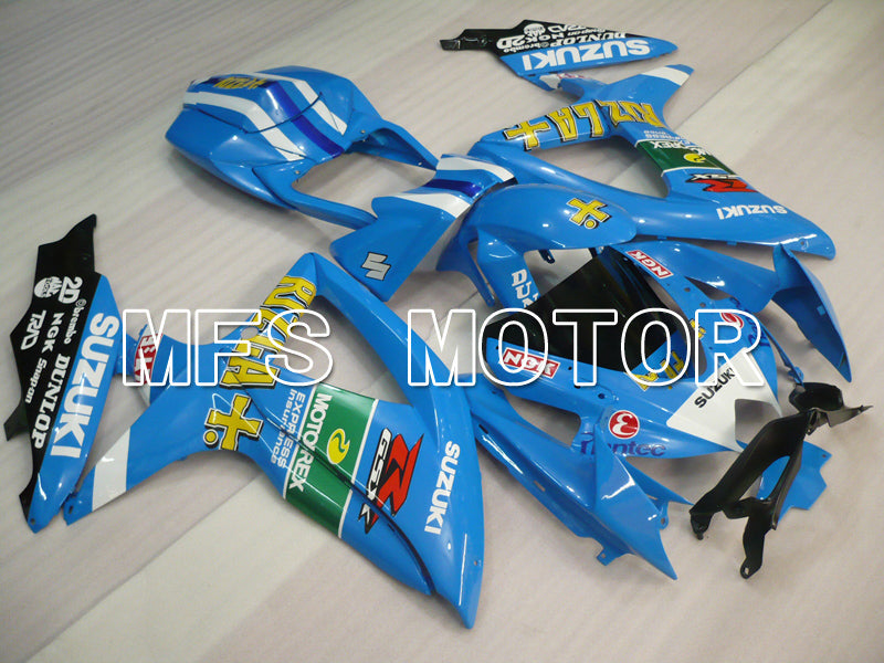 Suzuki GSXR600 GSXR750 2008-2010 Injection ABS Fairing - Rizla+ - Blue - MFS6465 - Fairings Kit